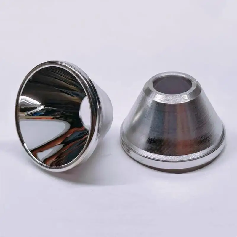 Diameter 20mm Height 12mm LED Hole 7mm Aluminum Smooth Reflector Flashlight Reflective Cup Reflector Bow