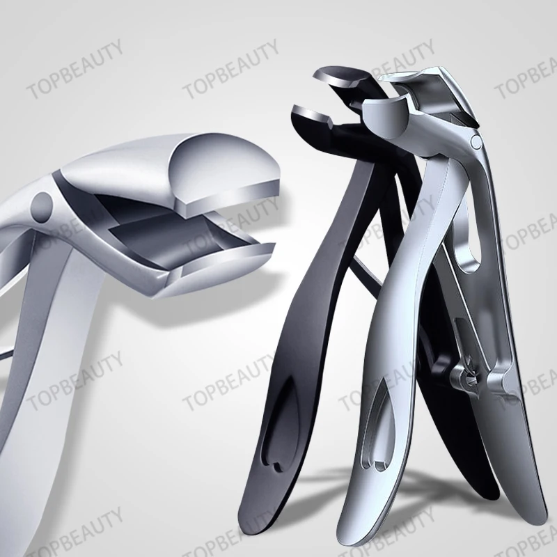 

Professional Nail Cutter Stainless Steel Nail Clippers Toenail Fingernail Manicure Trimmer Toenail Clippers for Thick Nails