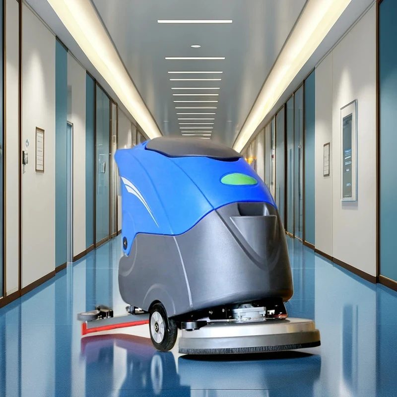 China Supplier Working Long Hours Cleaning Hine Airport Exhibition Halls Floor Scrubber