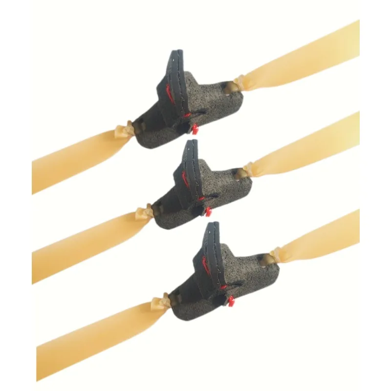 T Shape Pre Assembled Flat Slingshot Rubber Band Kit High Rebound Wear Resistant Natural Latex Elastic Bands Spare Parts