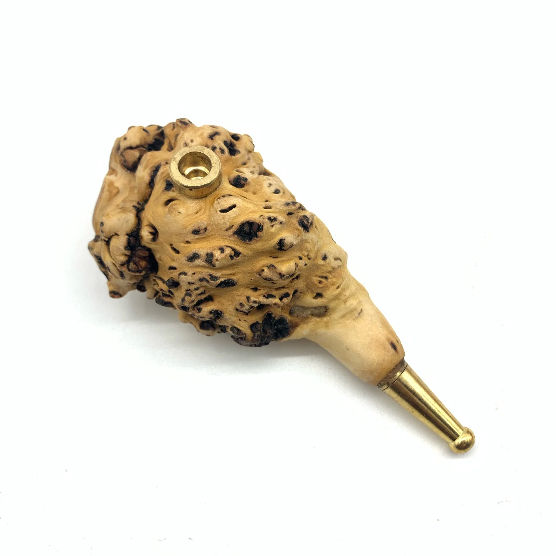 Natural Black Fruit Camellia Wood Tobacco Pipe Handmade Irregular Growth Root Smoke Gun Cleanable Filter Cigarette Mouthpiece