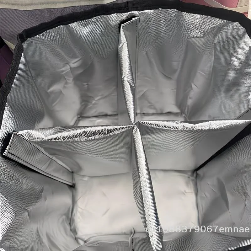 【xxx】4-Compartment Drink Carrier Bag  Capacity Insulated Water Bottle Holder Tumbler Tote With Adjustable Strap Travel, Picnic