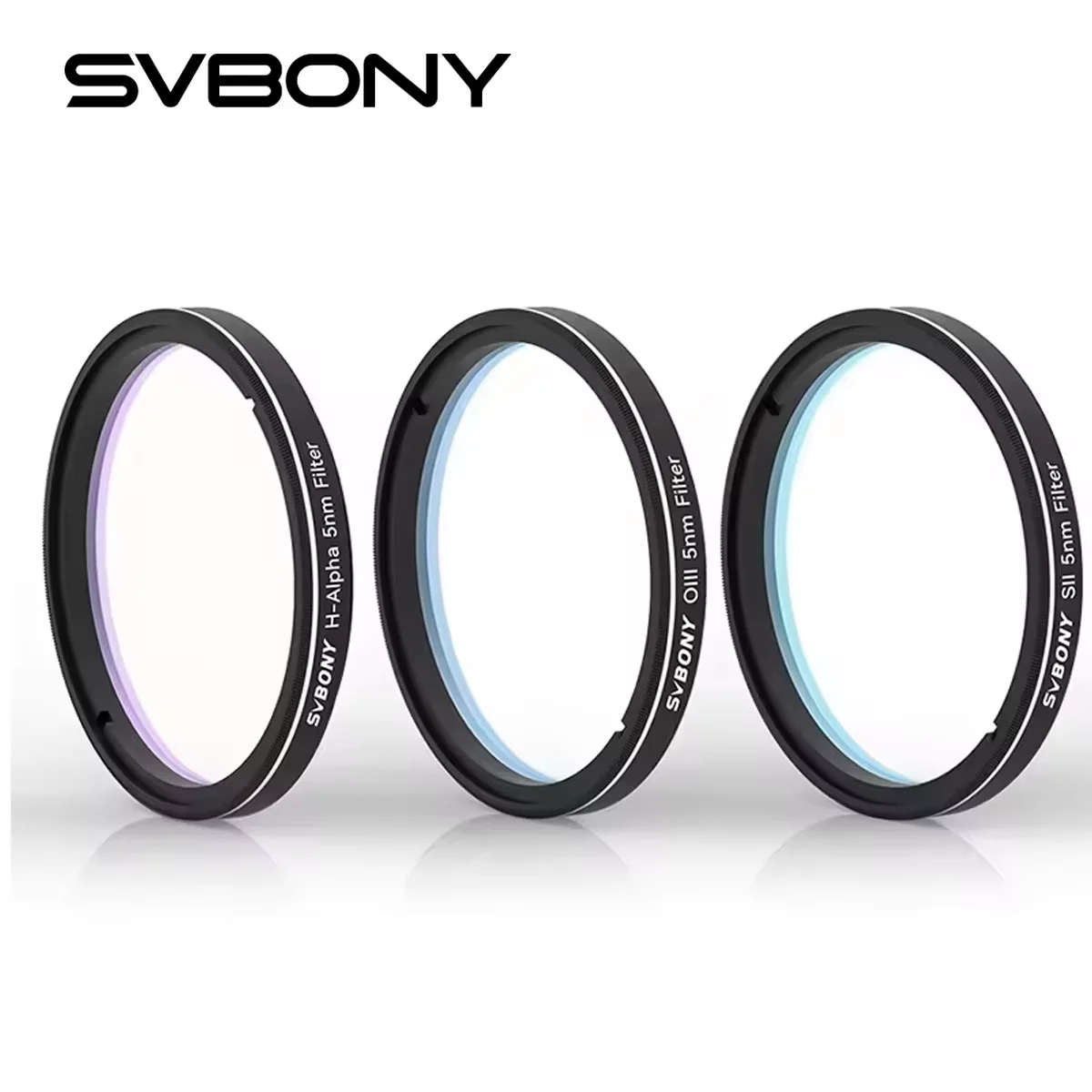 

SVBNOY SV227 2inch Filter 5nmH-Alpha 5nmSII-CCD 5nmOIII-CCD Narrow Band for Astronomy Telescope Deep Space Planetary Photography
