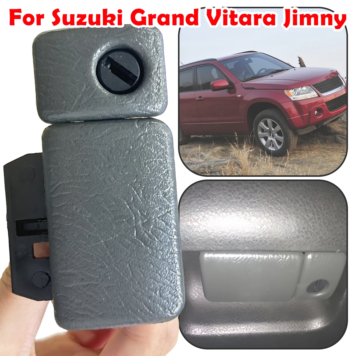 

Car Glove Box Lock Latch Handle For Suzuki Grand Vitara Jimny Gray Auto Parts Car Accessories 1998 2012 2016 2017