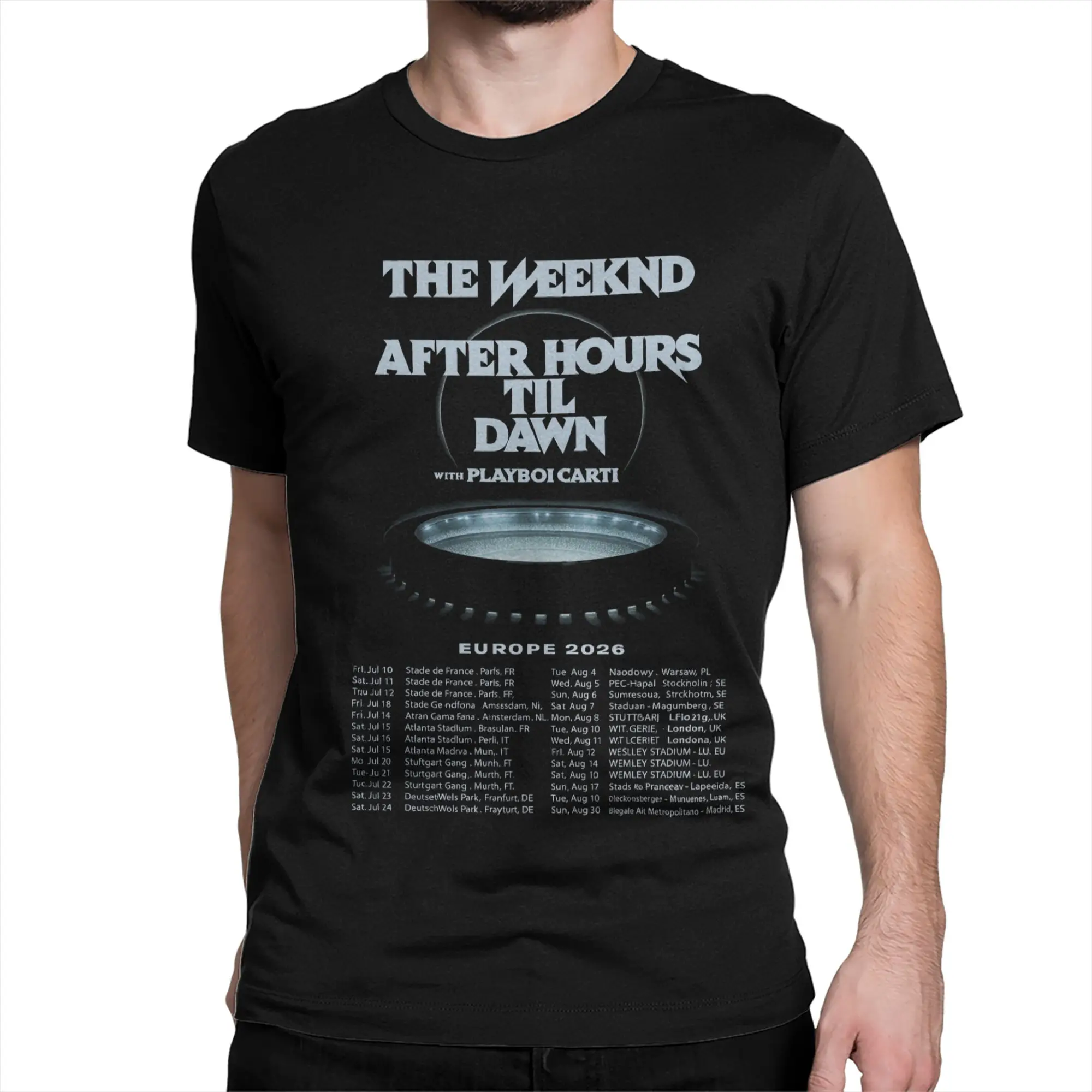 Men Women's The Weeknd After Hours Til Dawn 2026 T Shirt  Cotton Clothes Fashion Short Sleeve O Neck Tee Shirt Gift Idea T-Shirt