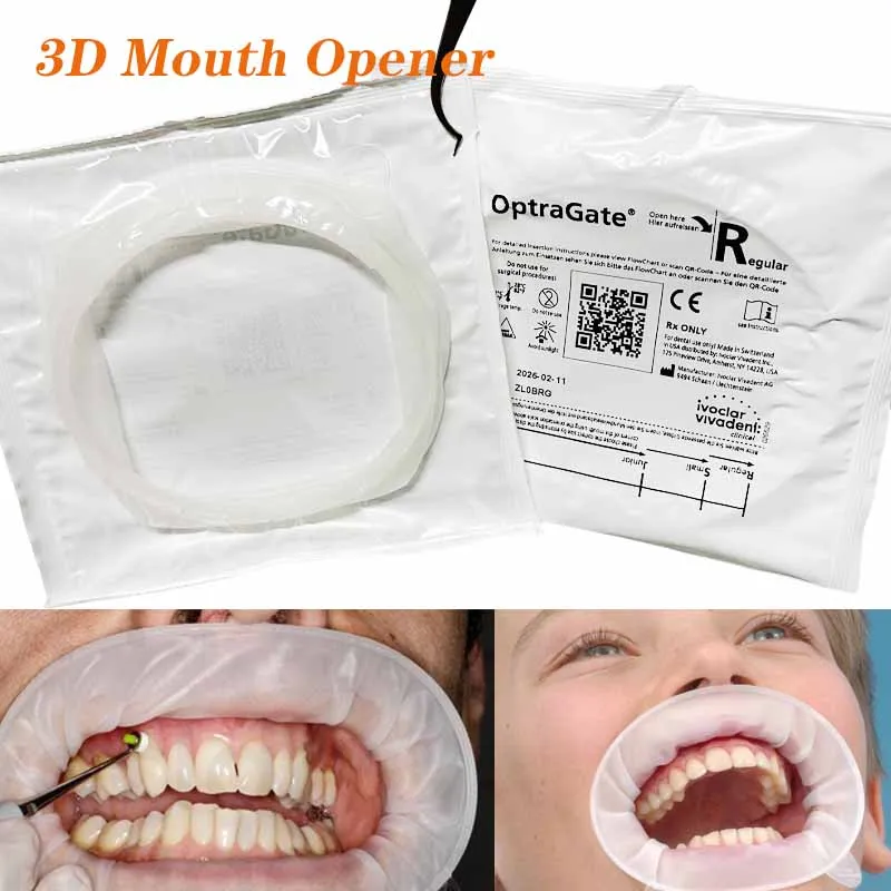 3D Lip Cheek Retractor Dental Mouth Opener O Shape Adult Kid Regular Small Rubber Dam Latex Free lvoclar Vivadent Optragate