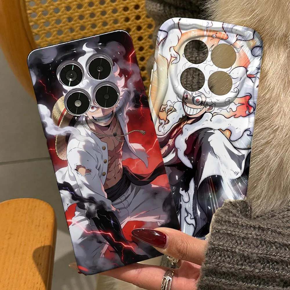 

Hot Anime Monkey D. Luffy Cover For Redmi Note 15 14 13 12 12S 12T 11 11T 11S 10 10S SE Pro Plus 4G 5G Feilin Wave Oil Shell