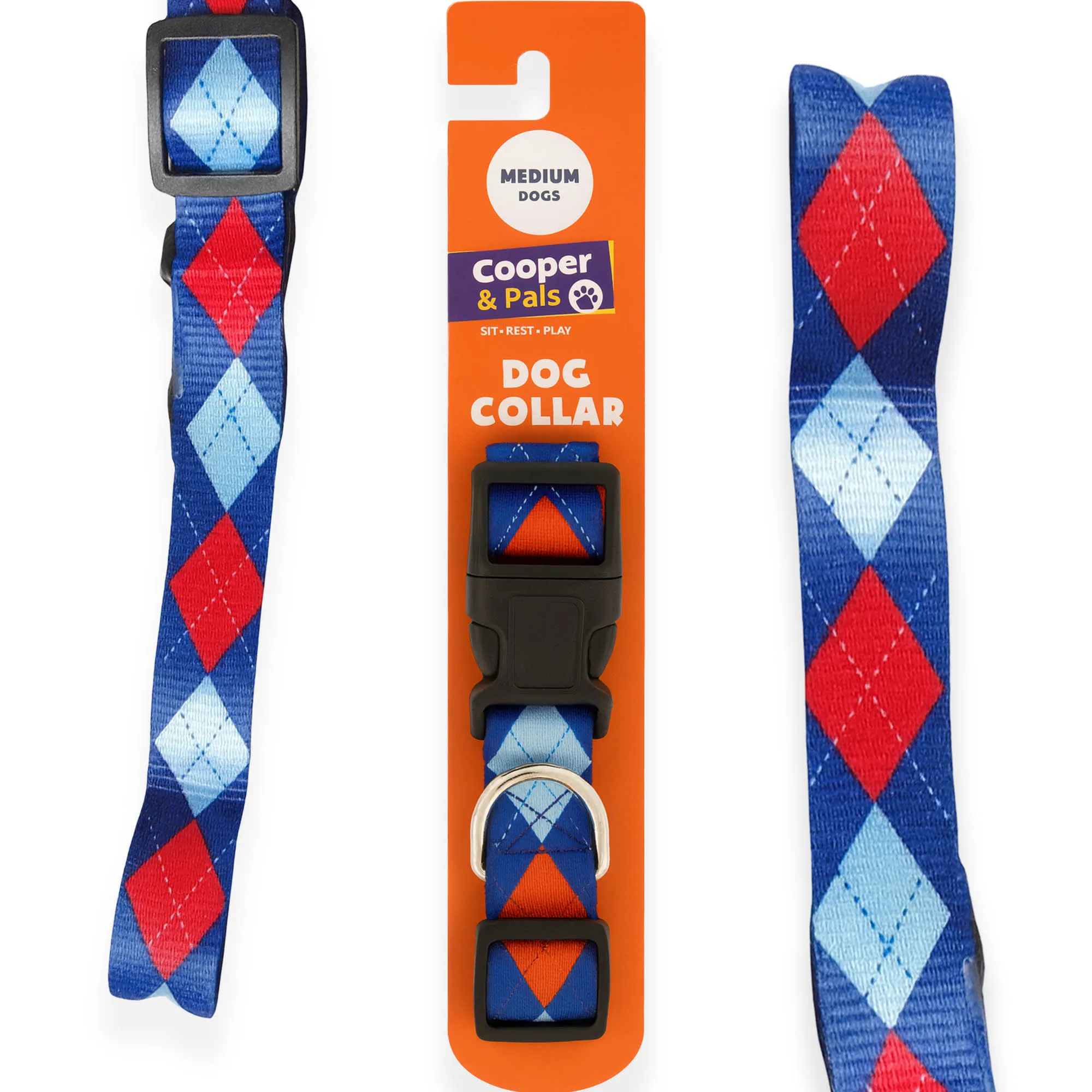 Hit Sale Leuk halsbandmateriaal voor kleine hond Puppy Kat Blauw Verstelbare stijlvolle gadgetaccessoires voor honden