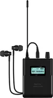 ANLEON S3D 560-596MHz UHF Receptor de monitor IEM inalámbrico con pantalla LCD, antena dual, batería 17H para puesta en escena