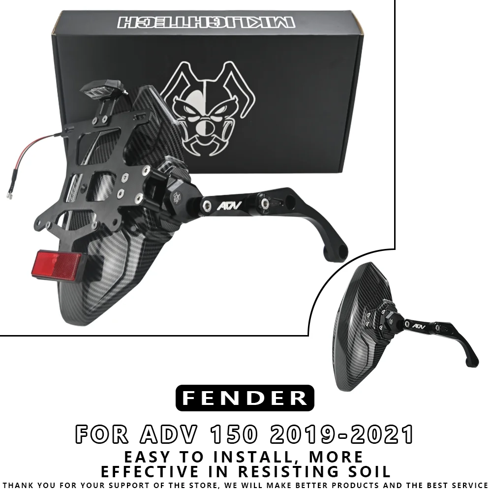 

MTKRACING For HONDA ADV 150 2019-2021 Motorcycle Rear Wheel Fender Mudguard Adventure Forward Splash Guard Accessories