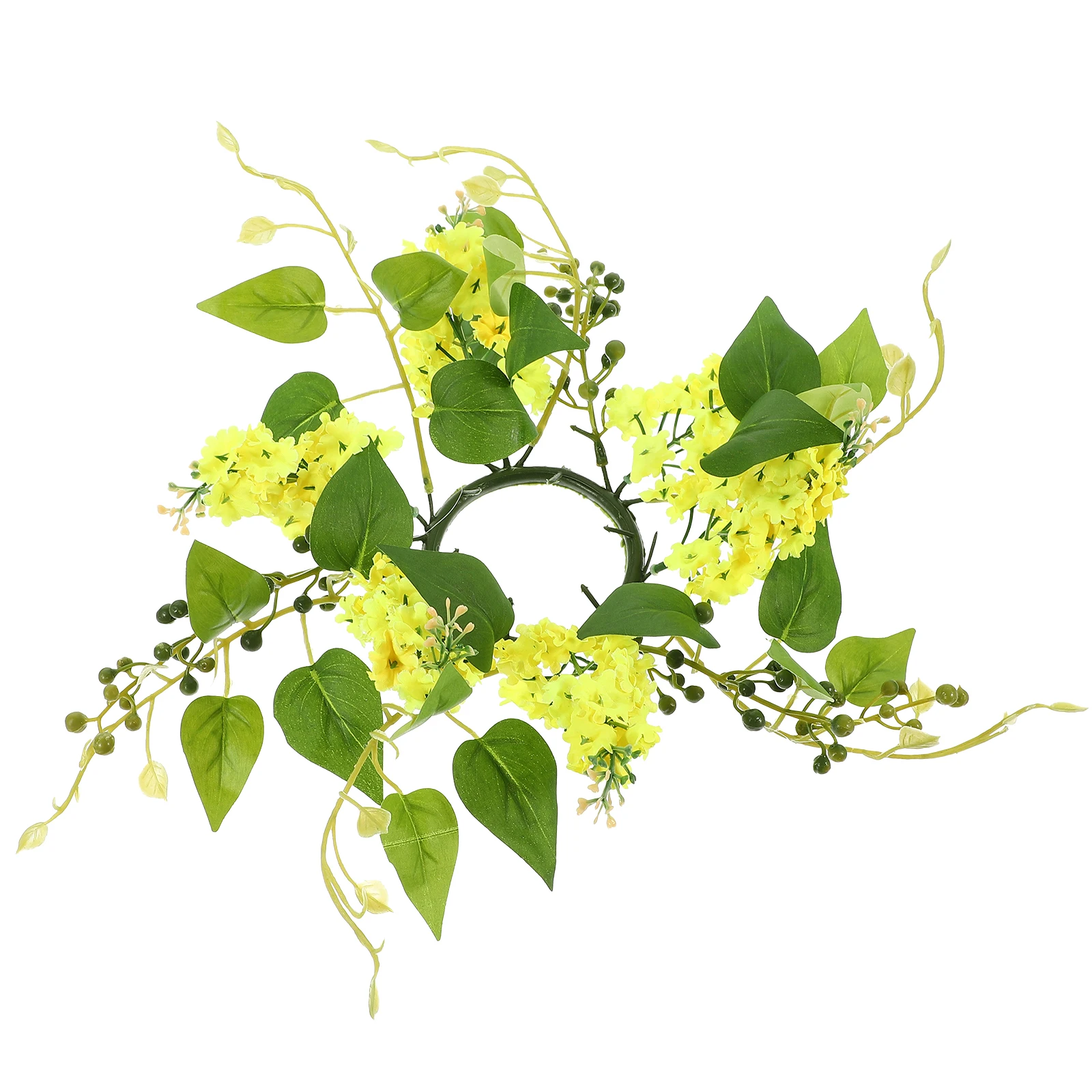 

Fake Flower Decoration Artificial Wreath for Table Small Garland Dining Flowers Room Centerpiece Cloth Centerpieces