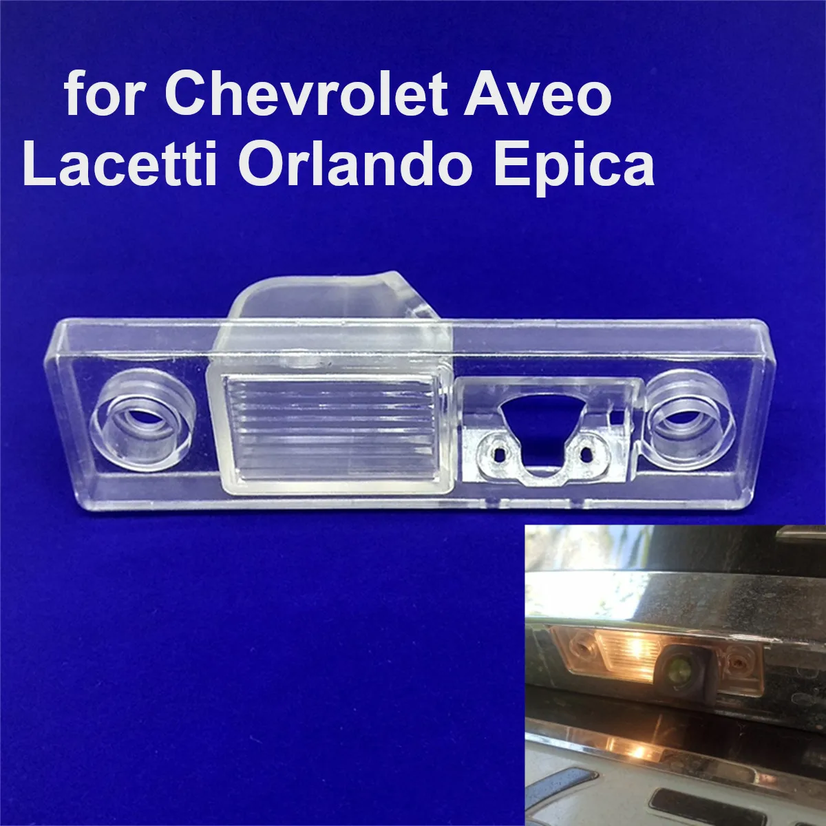 Car Rear View Camera Bracket Mount License Plate Lights Housing for Chevrolet Aveo Lacetti Orlando Epica Cruze Captiva Takuma