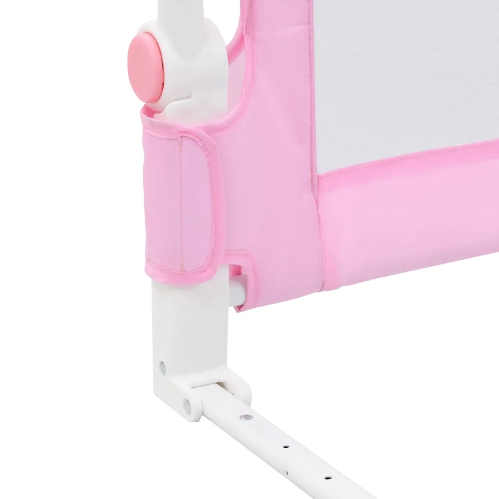 Pink Polyester Children\'s Bed Guardrail Bed Safety Armrest Baby Sleeping Safety Guard Rail Protective Bumpers180x42 cm