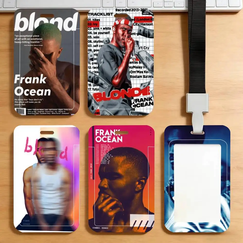 

Держатель для ID-карт и пропусков Frank Ocean Blond Album Prints с шейным ремешком, подвеской, брелоком и чехлом для рабочих удостоверений. Подарок.