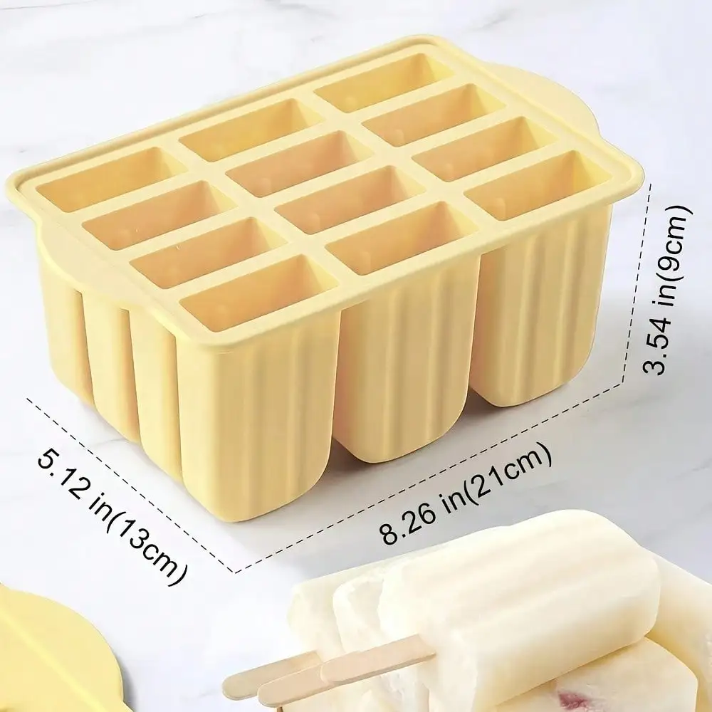 

Set Of 6 Creative Silicone Ice Pop Molds Flexible Ice Cream Frozen Treat Trays For Home Use Durable Jelly Molds Essential Kitchen Supplies Additions Easy To Use Dishwasher