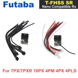 Futaba T-FHSS SR Nano Compatible Receiver 4CH PWM Output JST1.5mm Plug for RC Racing Vehicle Drifting 7PX 4PM 4PX Transmitter