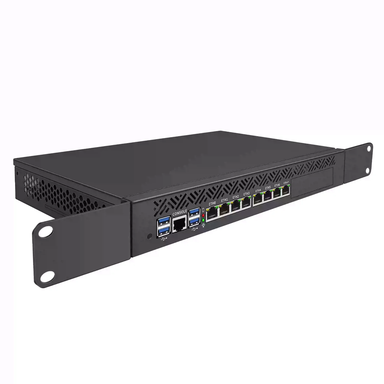1U Rackmount Firewall Server Intel C246 LGA1151 8th 9th Gen Xeon Core 8×2.5G LAN 2×10G SFP+ Gateway pfSense OPNsense Computer