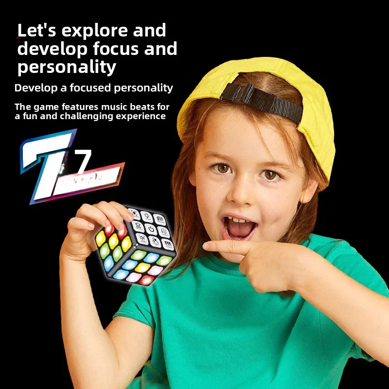 電子音楽キューブゲーム多機能クレンジライト子供向け新奇なおもちゃ越境パズルおもちゃ男の子と女の子向け