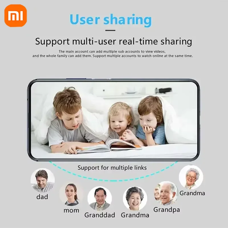 Xiaomi Mini 4K HD Camera WiFi Wireless Night Vision Motion Detection Video Camera Home Security Camcorder Audio Video Recorder