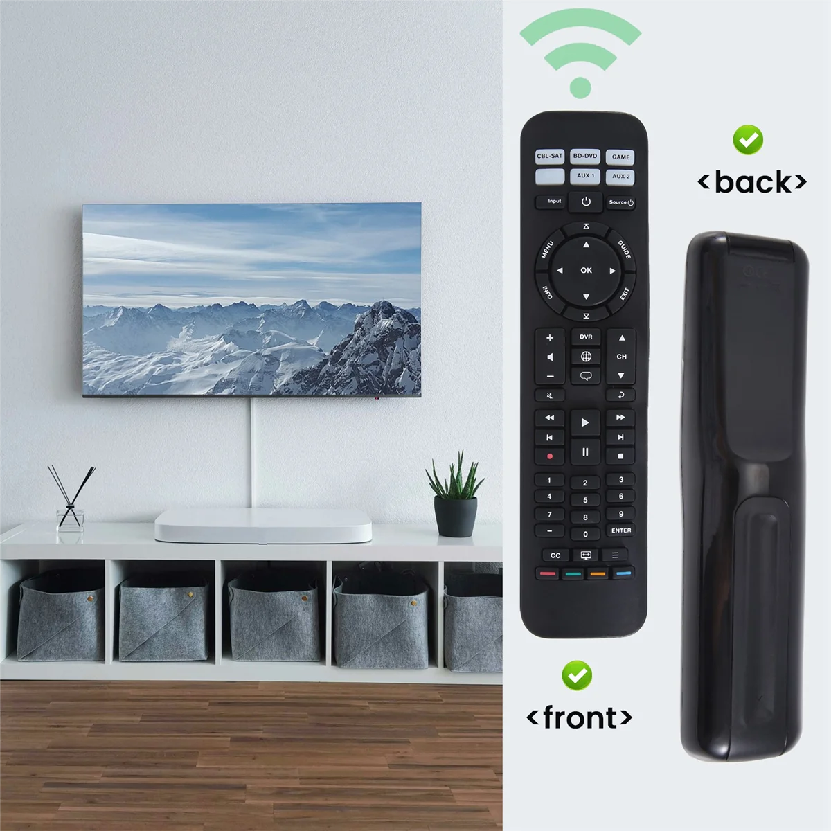 Remote Control For Phd Bose 535 525 Solo5 Solo10 Solo15 Cm520 Tv Audio Remote Control