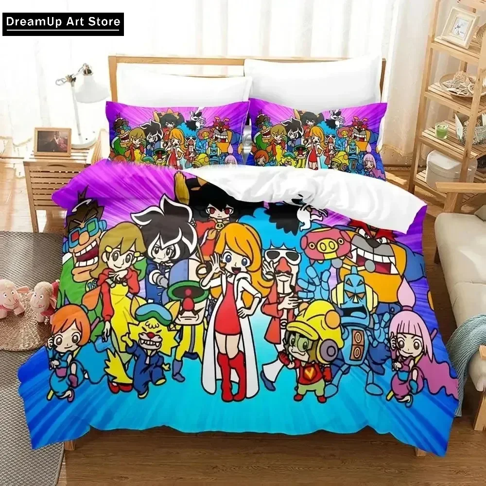 Cartoon Wario Ware Get It Together Bedding Set Boys Girls Twin Queen Full Size Duvet Cover Pillowcase Bed Adult Bedroom