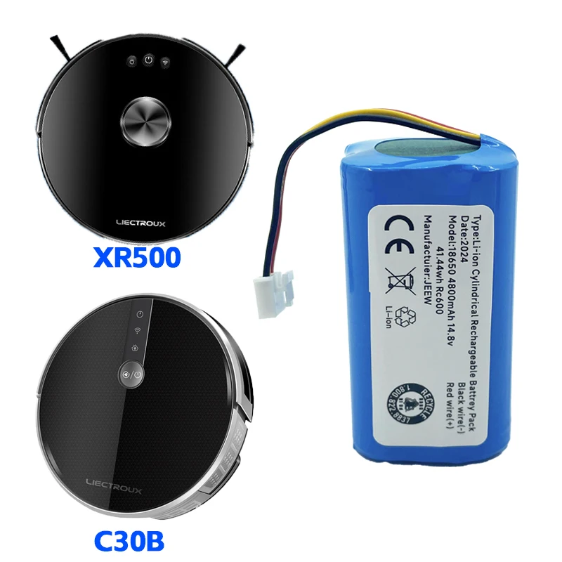 14.8V 3500mAh battery for E30B C30B liectroux, for Prosenic 800T, 830p, 820p, 820T, 820S 14.4V lithium-ion vacuum cleaner