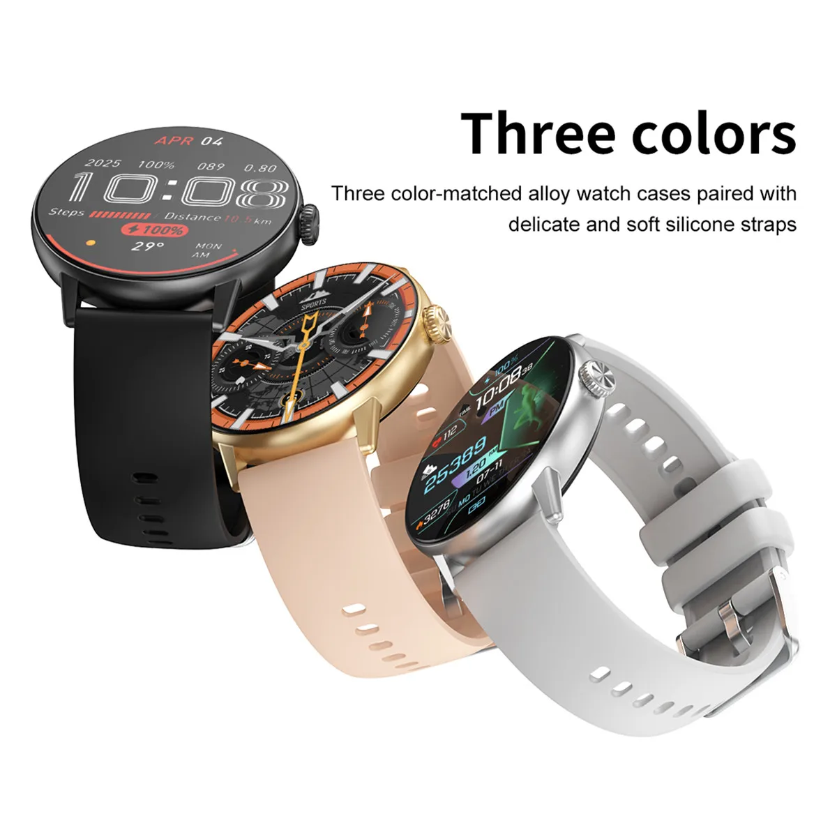 ساعة ذكية عبرية 2025 4 جيجابايت/روم تدعم سماعة أذن TWS توصيل Whatsapp Reply AI صوت مساعد بلوتوث مكالمة جهاز تعقب للياقة البدنية #6