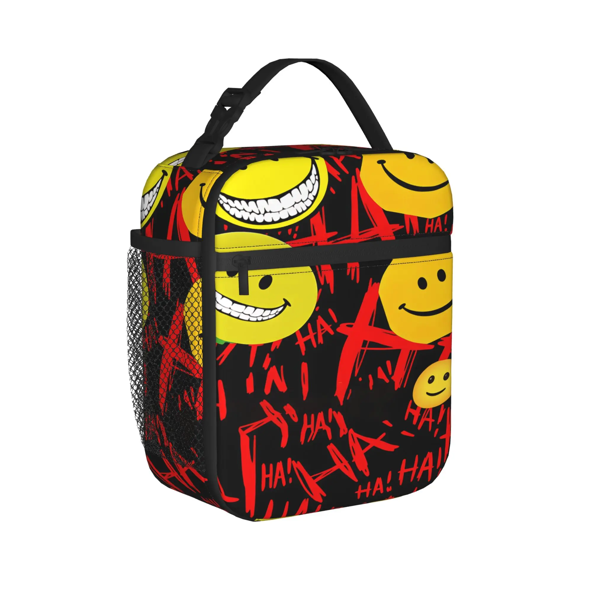 Verity Arg Lunch Bag  Vintage Lunch Box For Adult Travel Convenient Cooler Bag Oxford Print Tote Food Bags