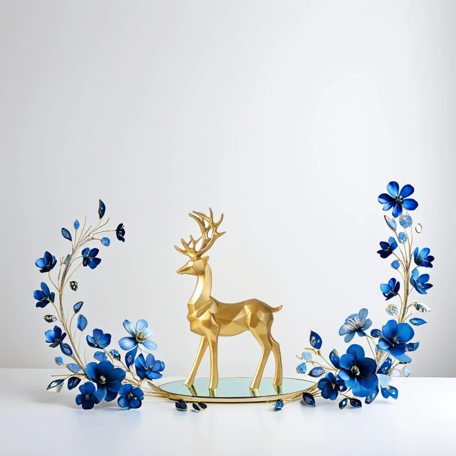 

2Pcs Resin Reindeer Decorations Charming Figurines for Bedroom Living Room Dining Figures for Home Decor