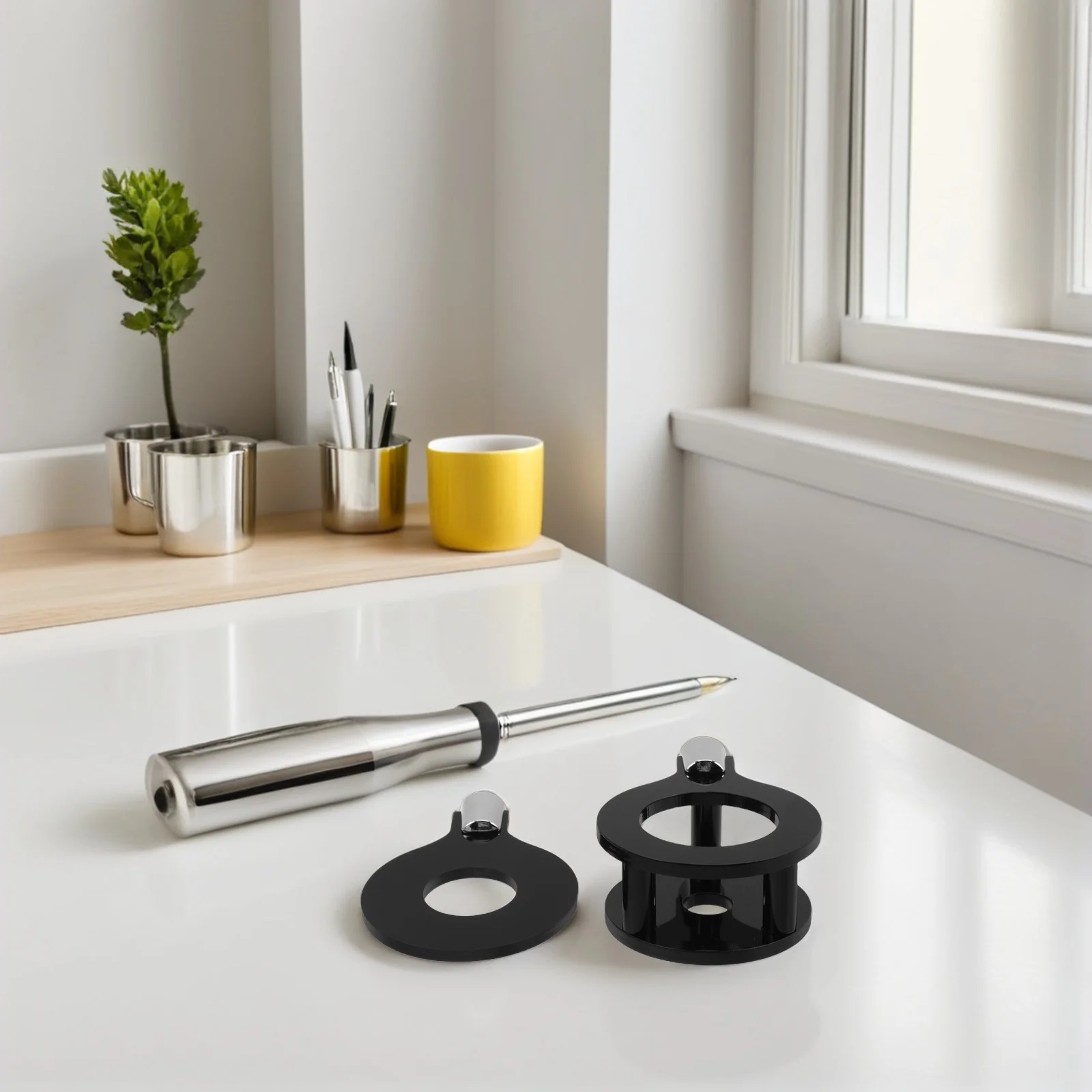 

1Pair Lightsaber Wall Mount Display Holder Vertical Acrylic Sword Rack Support for Home Collectors Lightsaber Wall Mount Display