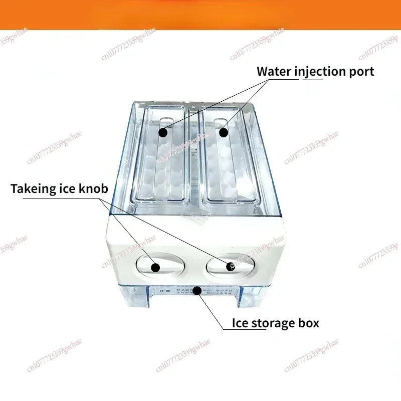 1PC semi-automatic ice making box universal for portable household refrigerator semi-automatic ice box drawer ice maker