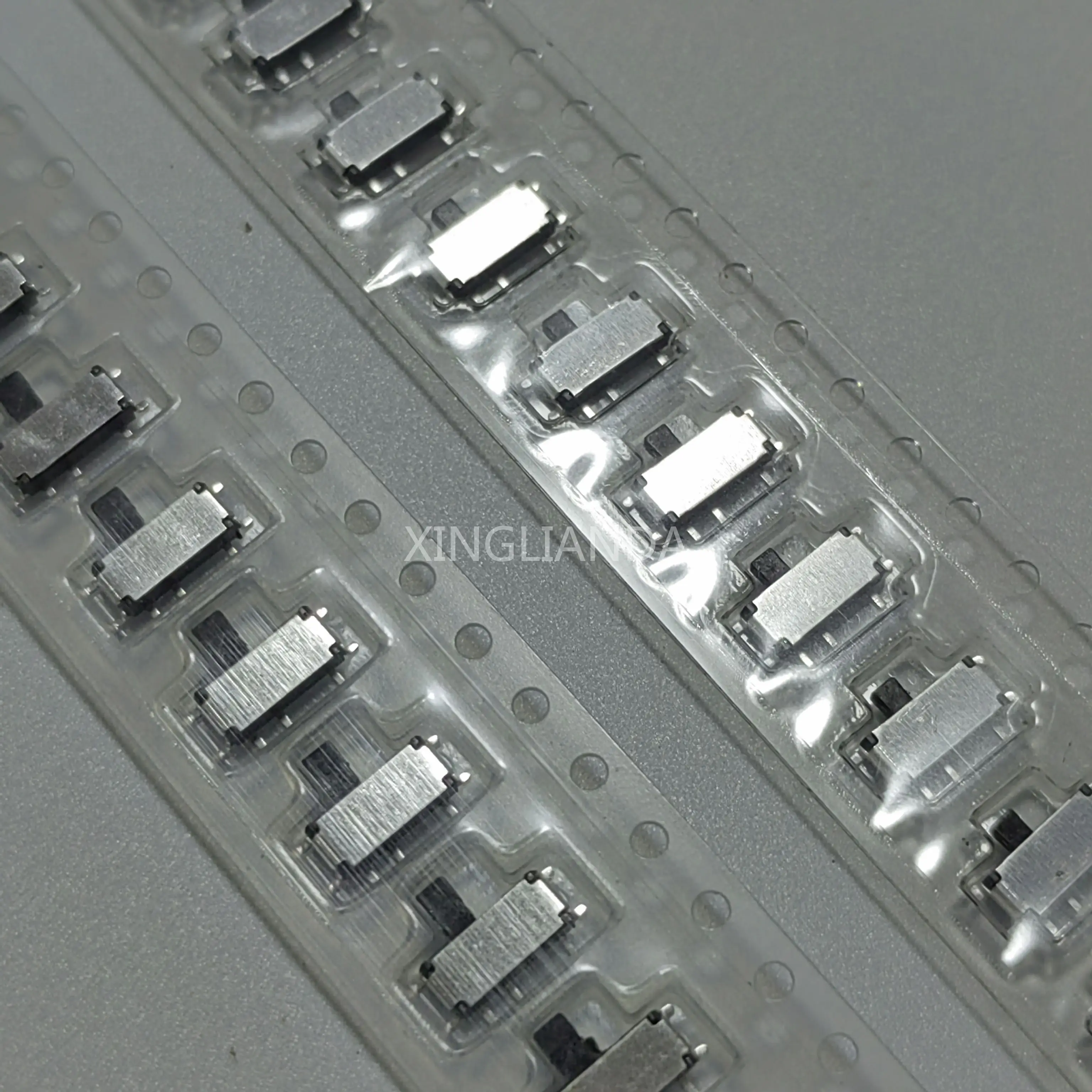 100 PZ Mini 7 Pin On/Off 1P2T SPDT MSK-12C02 1.5/2.5MM SMD Interruttore A Levetta Scorrevole Per MP3 MP4