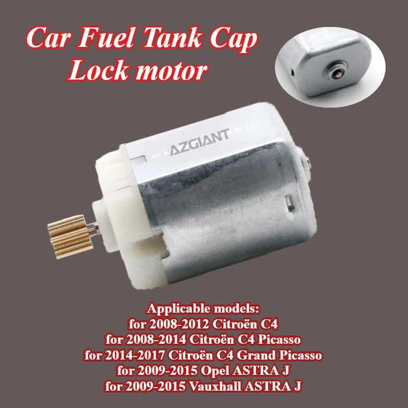 

AZGIANT 13501151 Fuel Filler Cap car repair kit for Opel Vauxhall ASTRA J Citroën C4 Grand Picasso 12V DC 9T automotive parts