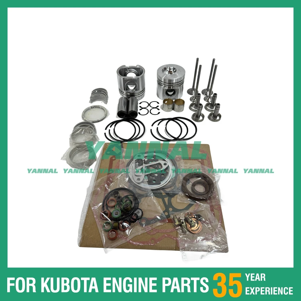

Piston Kit With Gasket Set Bearings Valve Train For Deutz F2L511 Engine Parts