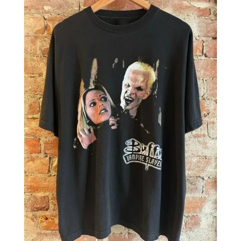 Vampire Hunter Buffy Spike T-shirt Men's T-shirt Summer Unisex Casual Fashion T-shirt