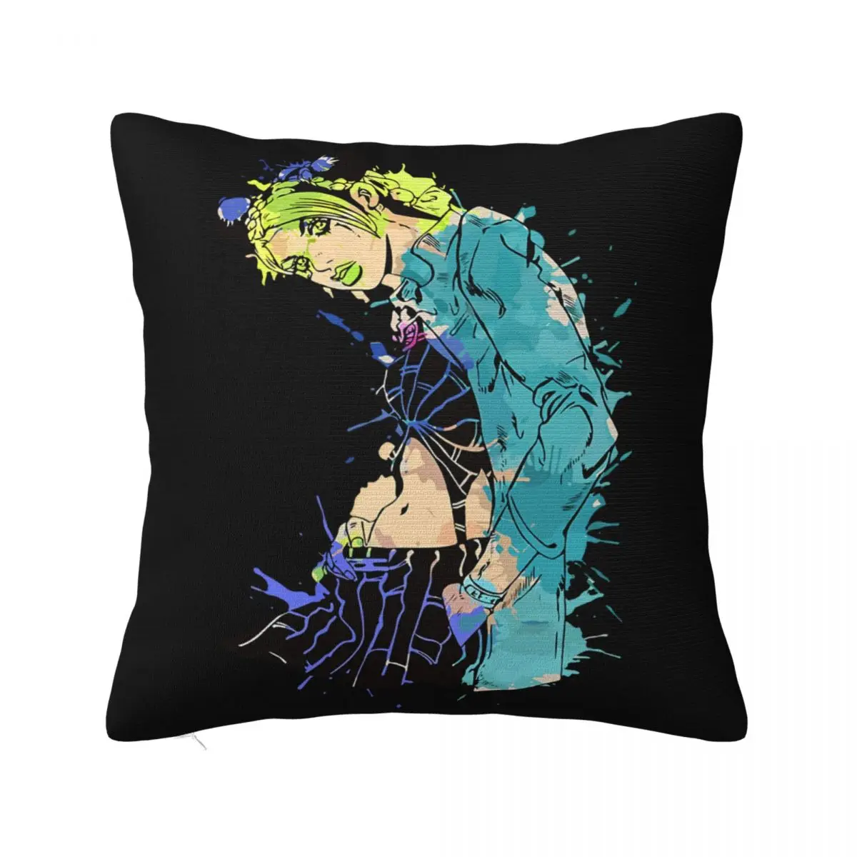 Jojos Bizarre Adventure Couch Jolene Jota Men Women M Case Black Women Men 2021 Women Straight Adults Pillow Case