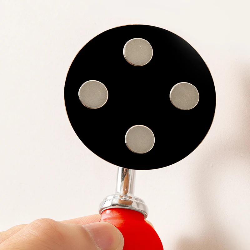 【Epeiushome】 wall magnetic hook Nordic ceramic ball creative living room wall decoration nail free hook