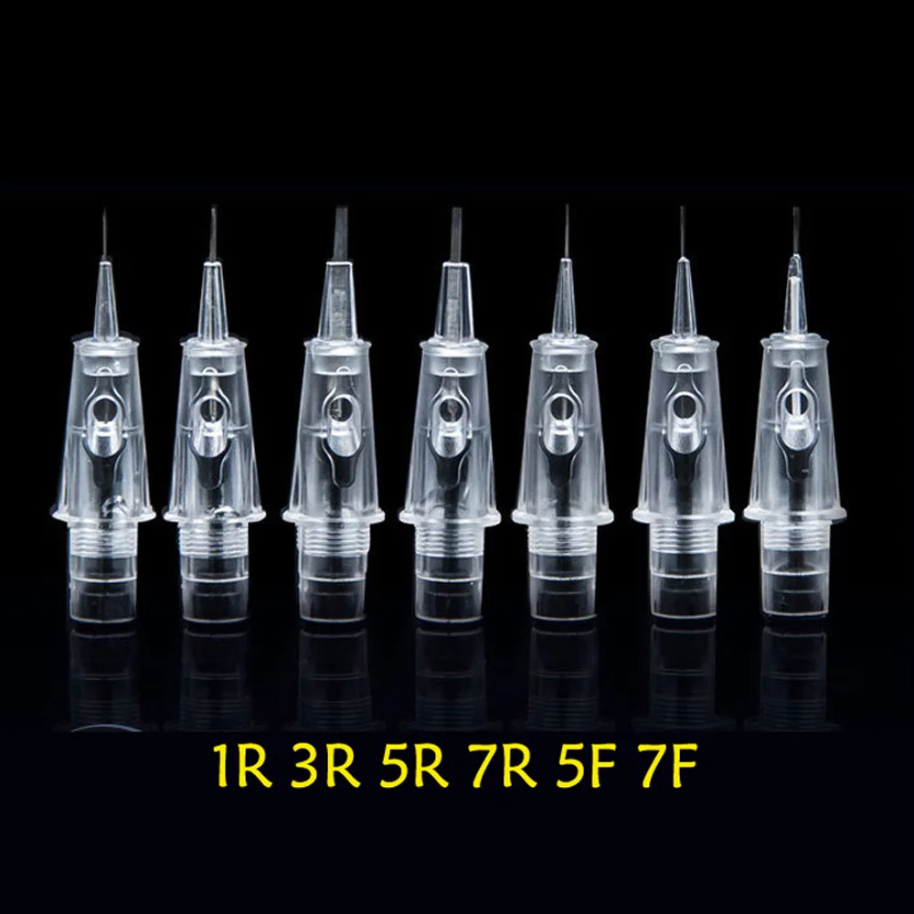 

100pcs Permanent Makeup Machine Needles 9MM Screw Eyebrow pen Cartridge