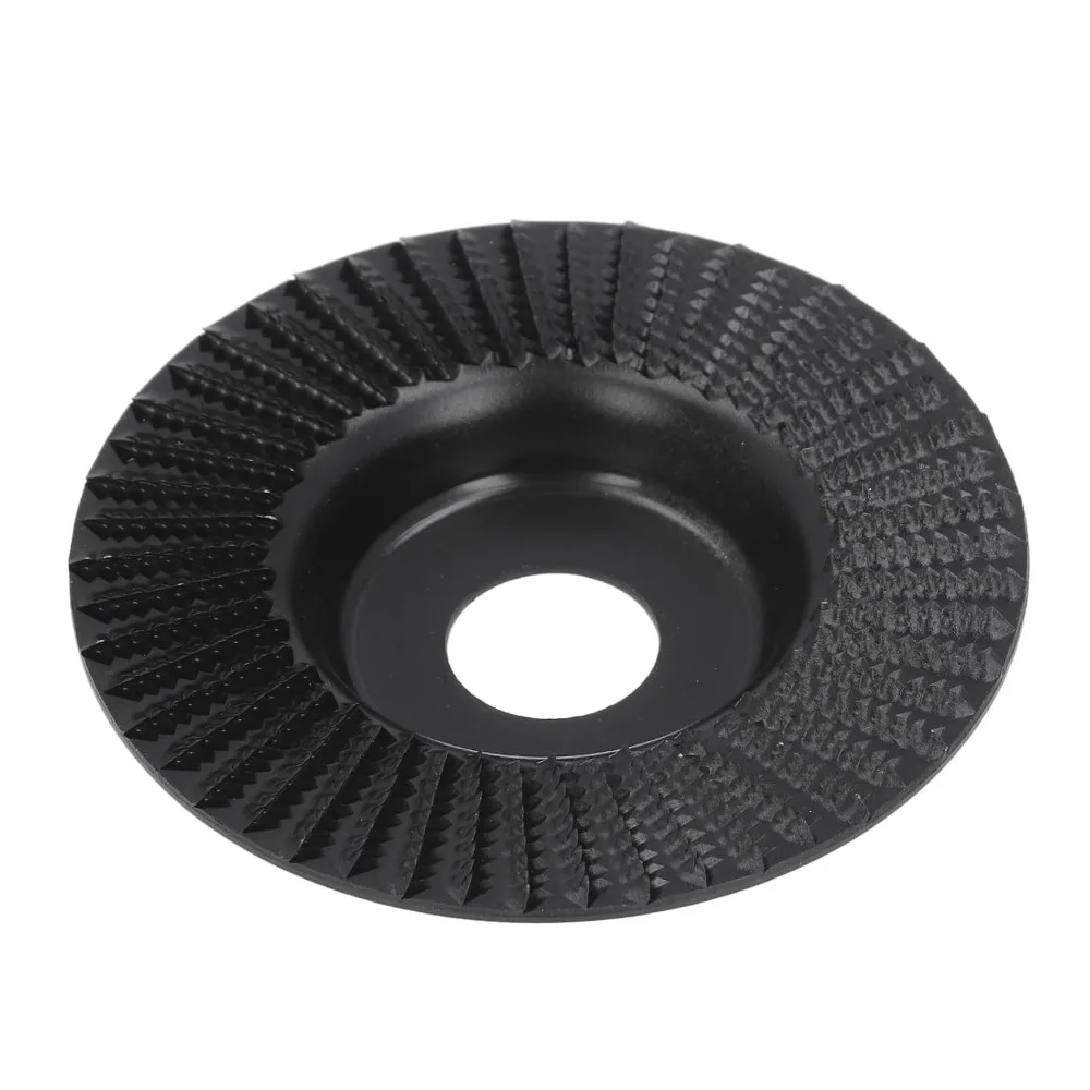5pcs Carbon Steel Wood Carving Disc Set 22mm Inner Diameter Abrasive Wheel Wood Grinding Wheel 100mm Diameter Stump Grinder Disc