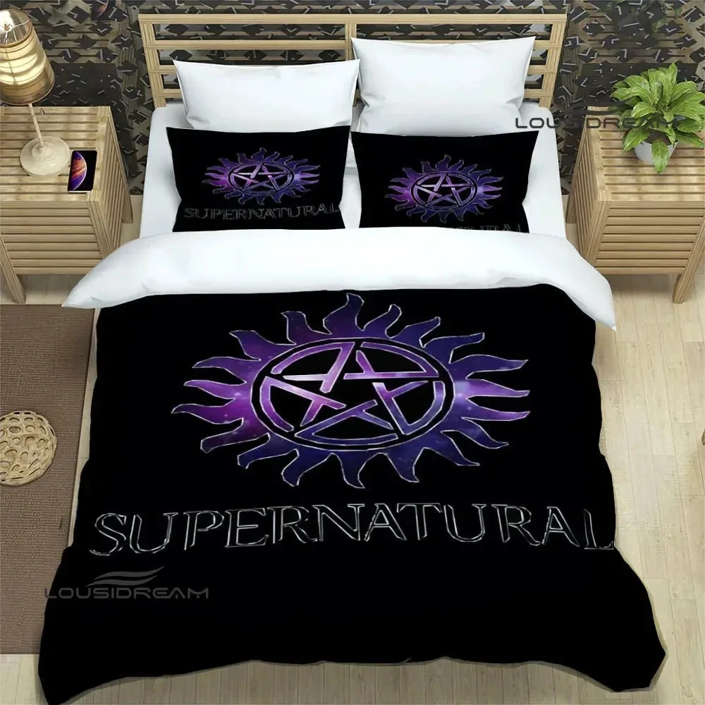 supernatural join the hunt Bedding Sets exquisite supplies set duvet cover bed comforter set bedding set luxury birthday gift