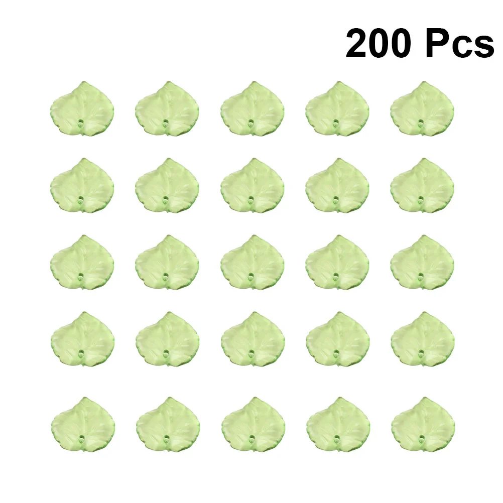 200 Pcs Earring Pendants DIY Jewelry Accessories Leaf Drop Dangle Earrings Key Fob