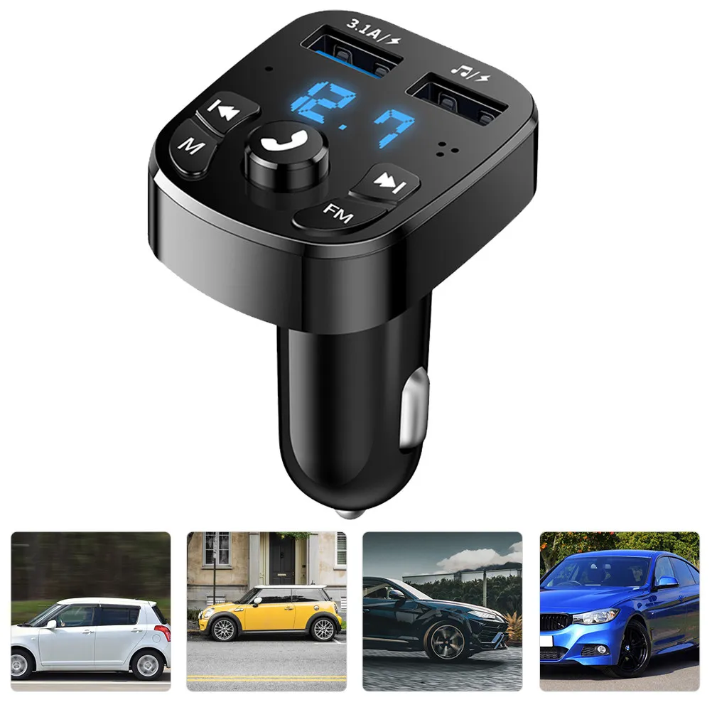 Universal 12V Car MP3 Radio USB Aux LCD Halloween Christmas New Year Car Usb Chargers Commute Delivery Driver Player