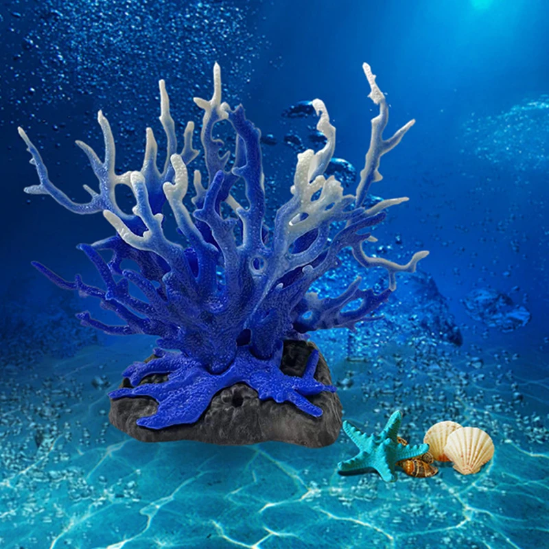 Resin Simulation Mini Coral Micro Landscape Fish Tank Starfish Decorartions Aquarium Decor Ornaments Plants Accessories