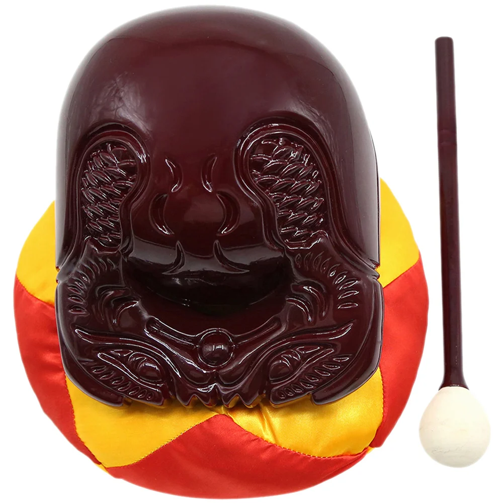 

1 set 1 Set Woodblock With Stick Buddhist Percussion Instrument For Temple Meditation Music Education Musical Plaything