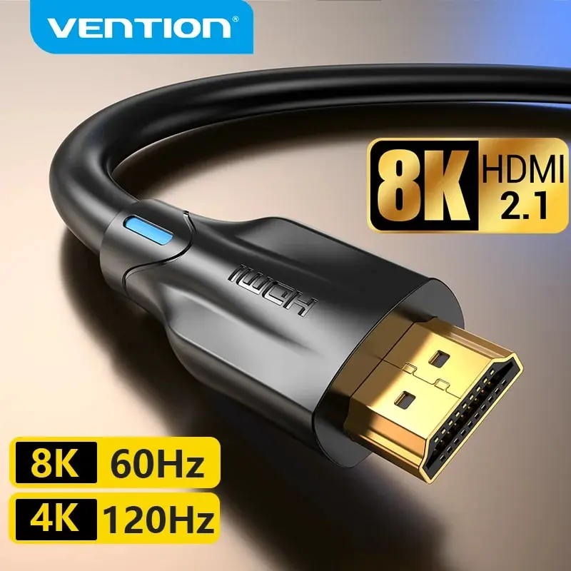 Vention 8K HDMI-Compatible Cable for Xiaomi TV Box PS5 USB HUB Ultra High Speed Certified 8K@60Hz Cable 48Gbps EARC Dolby Vision