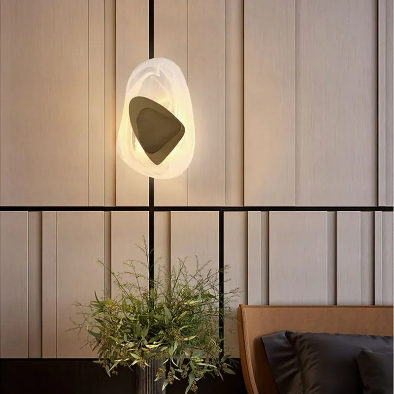 Modern LED Wall Lamp Bedside Sconce for Living Room Bedroom Background Aisle Entrance Stairs indoor Home Decor Lighting Fixture