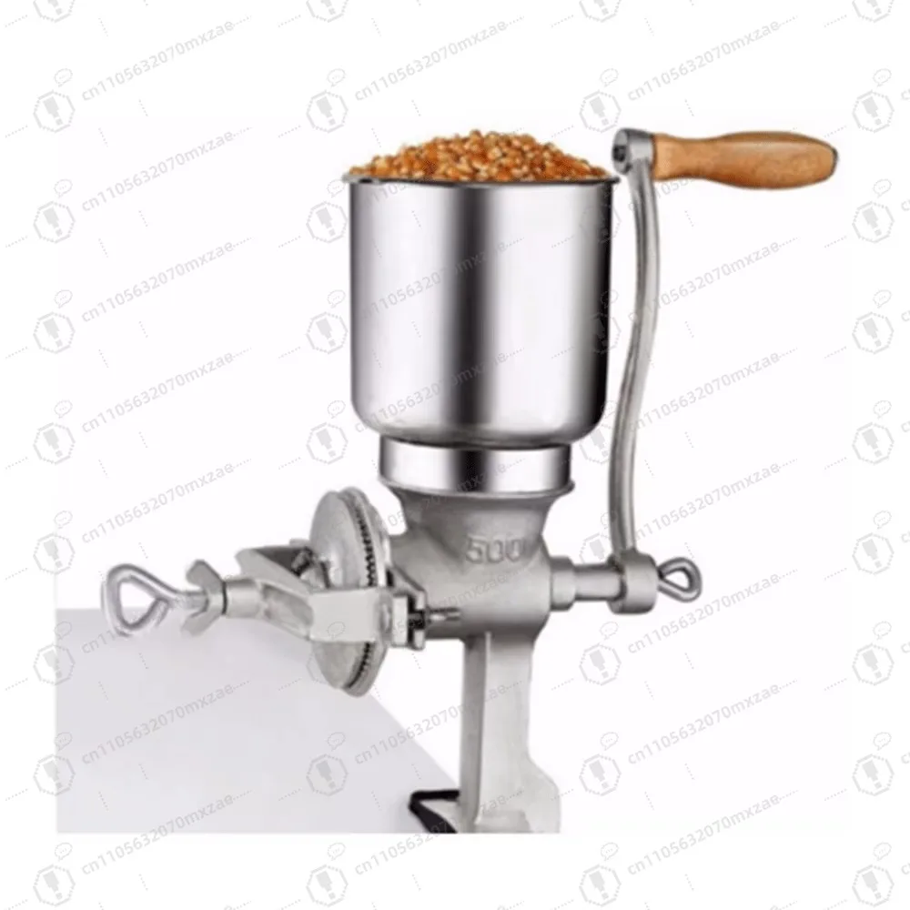 Manual Grain Grinder | Wheat Corn Nut Chinese Herb Grinding Machine | Home Kitchen Small Batch Powder Maker