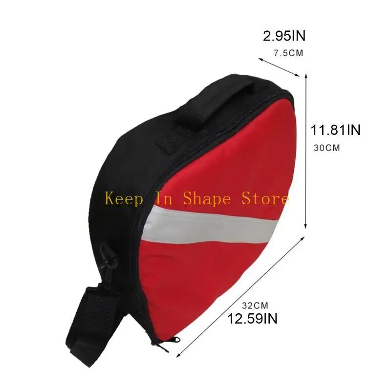Picture 5: U1JC Square Diving Regulator Bag Headgear Breathing Bag Snorkeling Diving Snorkel Bag Dive Flag Diving Regulator Bag