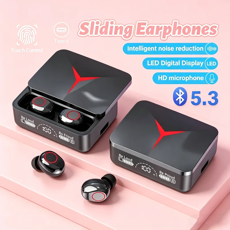 Original TWS M90 Wireless Headphones Gaming Earphone Bluetoo