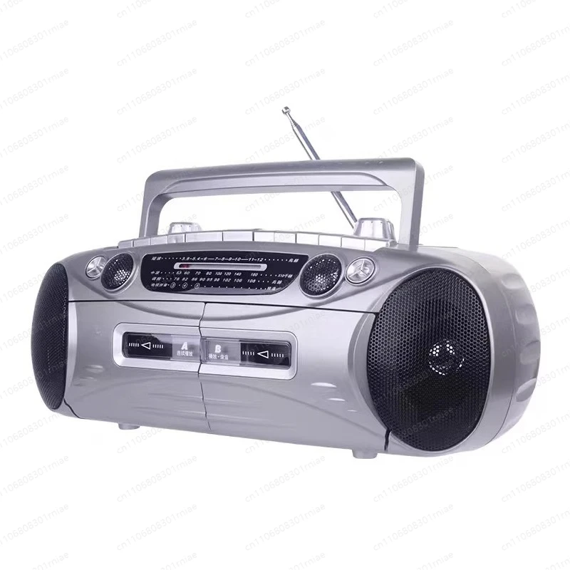 Dual tape card holder Recording and playback recorder Learning from tape recorder radio dual card machine